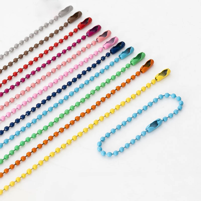 Цепочки с круглыми бусинами для бисероплетения 12 см 10 шт. | Украшения и аксессуары