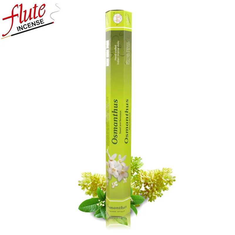 Osmanthus Флейта 20 палочек/упаковка вишня ароматическая специя Порошковая палочка ладан ручной работы из индийского сжигания в гостиной для йоги - Аромат: Osmanthus