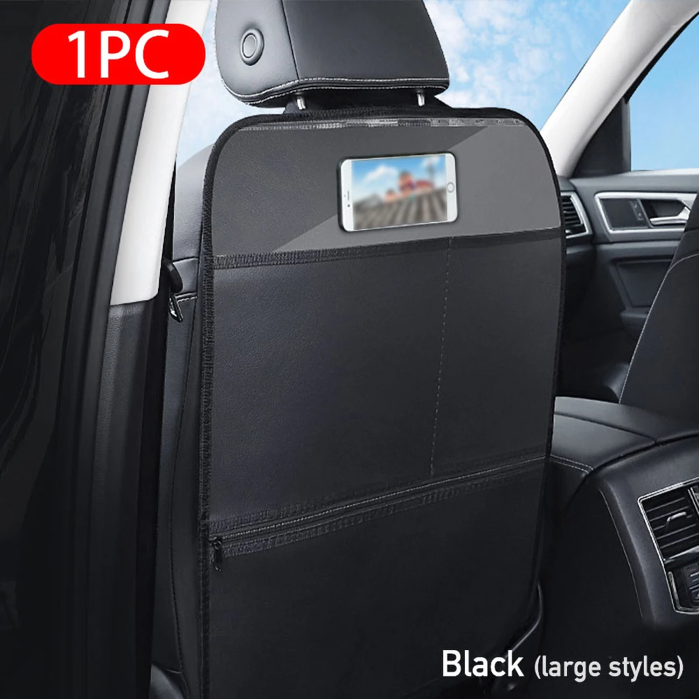 

Коврик из искусственной кожи для защиты от ударов, водонепроницаемый чехол на заднее сиденье автомобиля, защитные коврики от царапин для де...