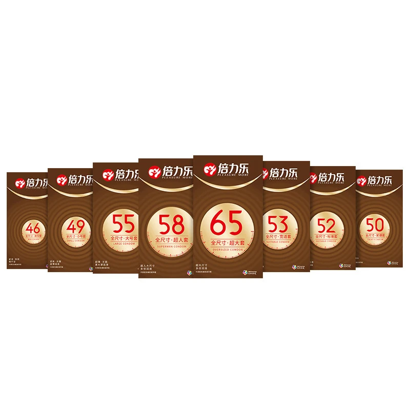 Beilile 65 мм/46 мм все Размеры презервативы Для мужчин пенис рукав со смазкой для