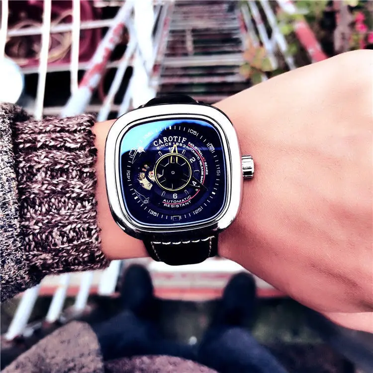 

[original Genuine] Karotiv Automatic Mechanical Watch Men's Waterproof Hollow Out Wristwatch