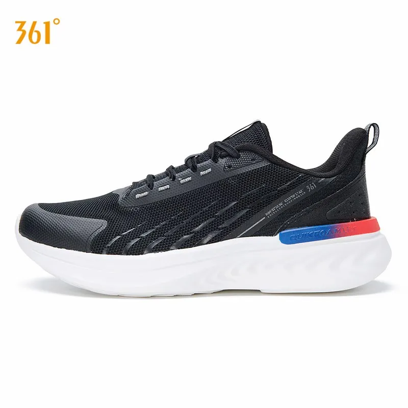 361 men's sports shoes 2021 autumn winter new leisure leather waterproof running shoes Q elastic shock-absorbing running shoes