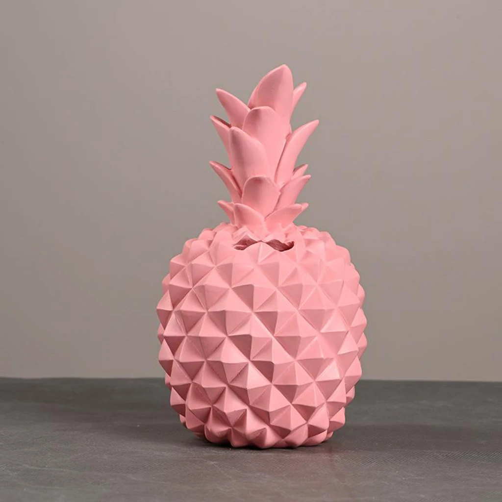 

Nordic Style Pineapple Figurine Piggy Bank Money Box Tabletop Ornament Craft