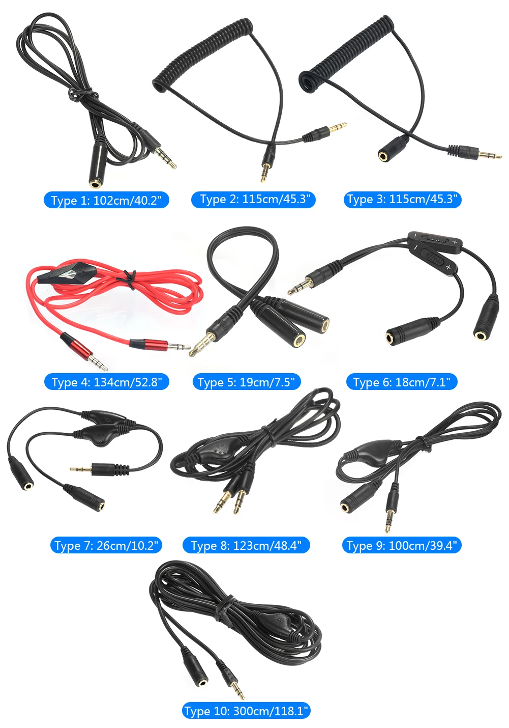 Стерео аудио-удлинитель 3 5 мм штекер-гнездо AUX-кабель для наушников ПК MP3 MP4 плеера