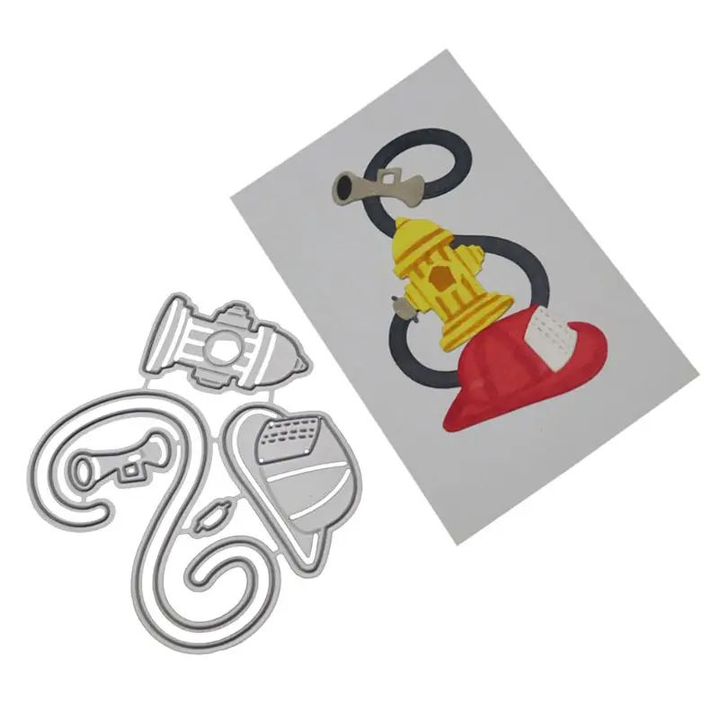 Огненный колпачок для резки металла Трафаретный Скрапбукинг DIY штамп альбомов