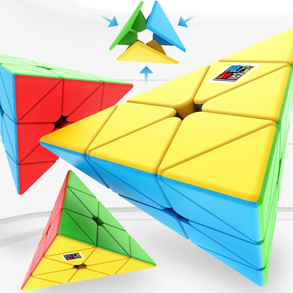 MoYu Meilong 3x3 кубик рубика Развивающие игрушки Пирамида головоломка магический куб