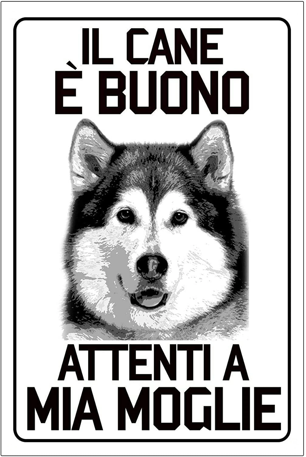 

Alaskan Malamute Bar Accessories Akita Vintage Metal Plate Pet Dog Garden Decoration Outdoor Teen Room Decoration Retro Decor