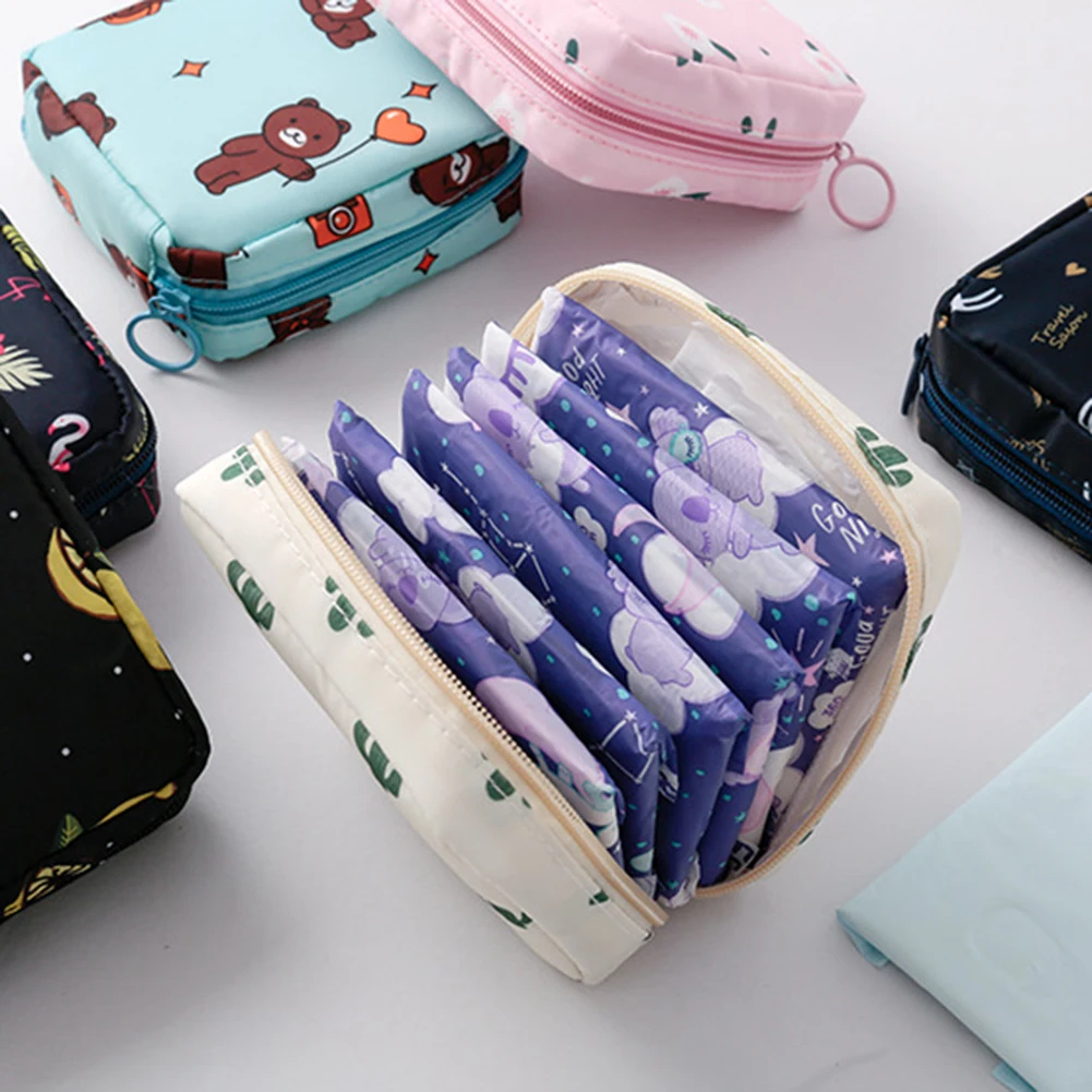 Водонепроницаемый Портативный нейлон санитарно Полотенца салфетки тампоны