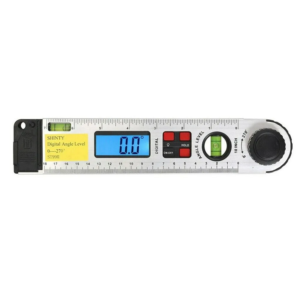 

Digital Angle Finder 9V 6F22 Digital Angle Protractor Spirit Level Angle Finder Gauge Meter With Level Bubble