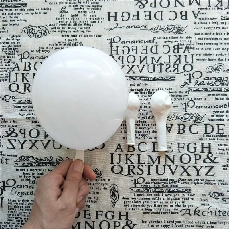 Шар Гирлянда Свадьба крестины 4D золотой белый сувениры Блан шар украшение арки