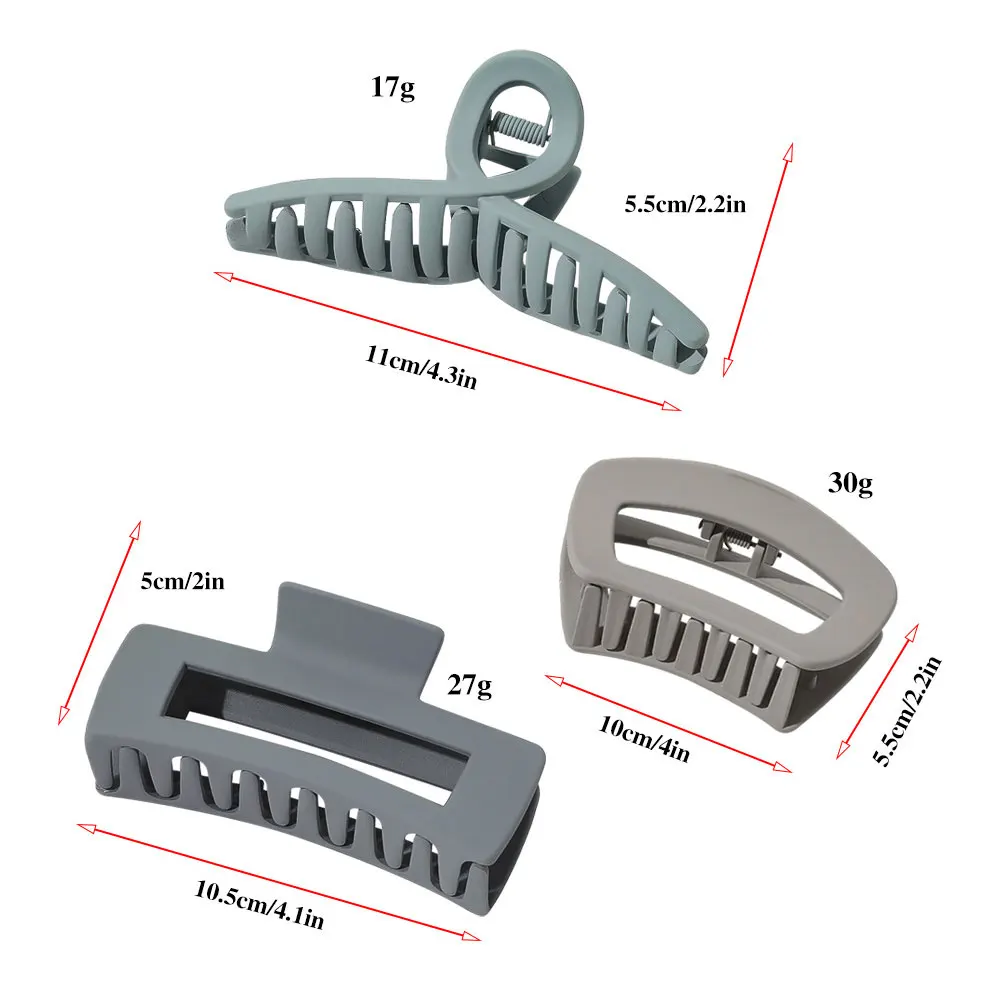 

1Pcs Women Hair Clip Acrylic Hairpins Cross Transparent Hair Crab Claws Girls Make UP Washing Tool Accessories Decoration