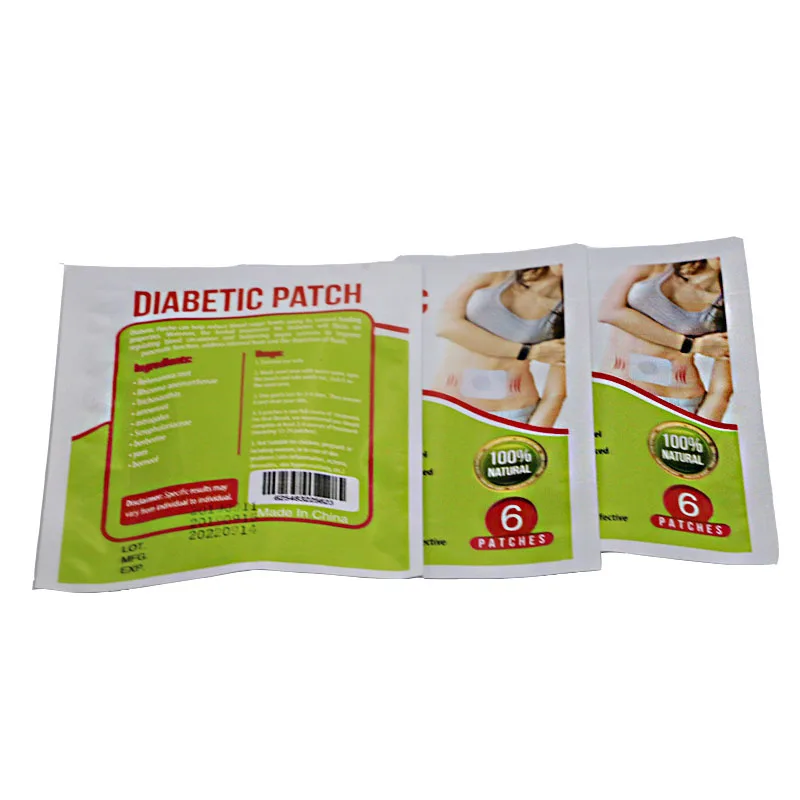 

12 pieces=2 bags/lot Herbal Diabetes Patches Lower Blood Glucose Cure Diabetic Patch