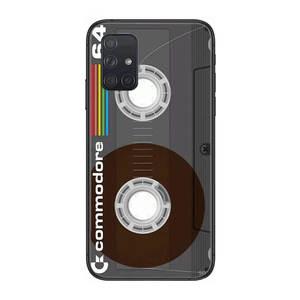 

Vintage tape cassette Phone Case Hull For Samsung Galaxy A 50 51 20 71 70 40 30 10 E 4G 5G S Black Shell Art Cell Cover