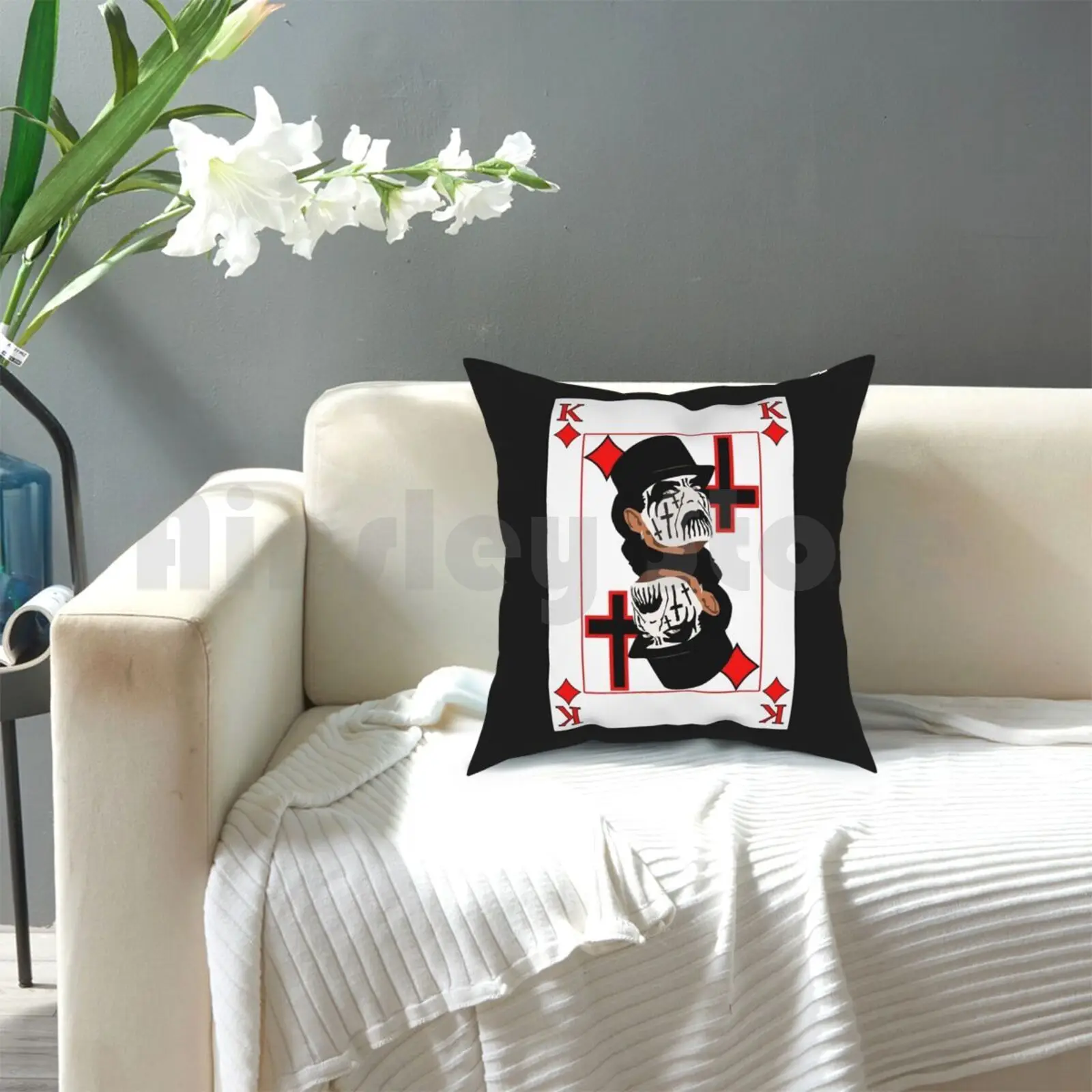 Чехол King Of Diamond наволочка с рисунком домашняя мягкая мерциальная СУДЬБА ТЯЖЕЛЫЙ