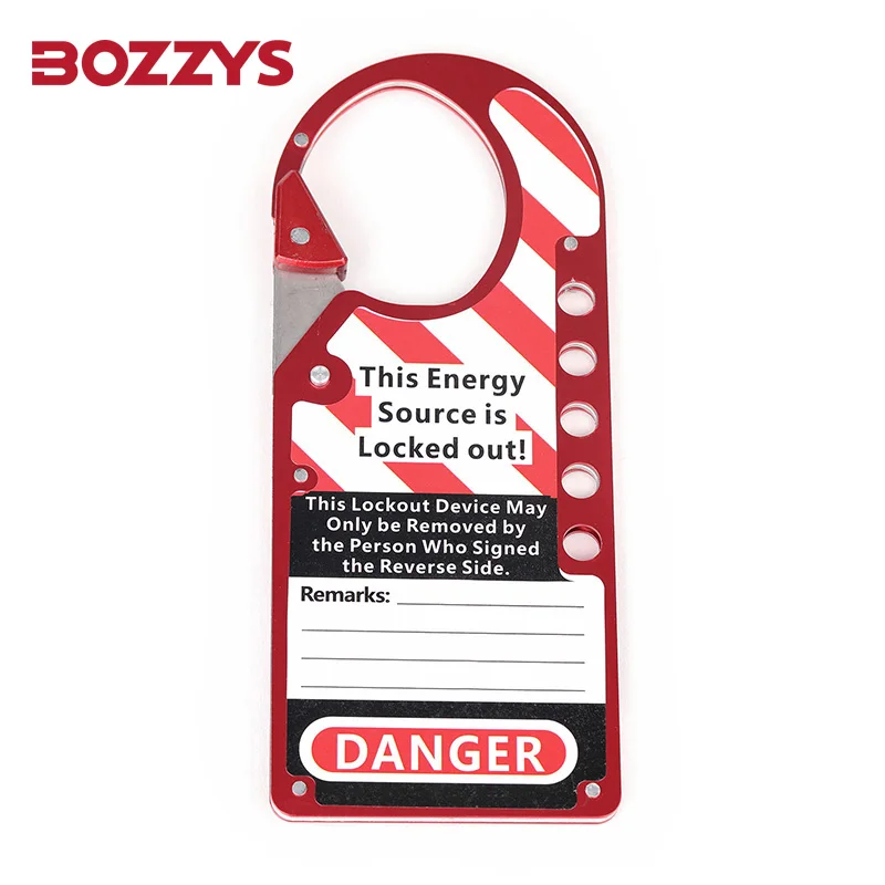 Алюминиевый защитный замок промышленный сплав 6 отверстий маркер безопасности