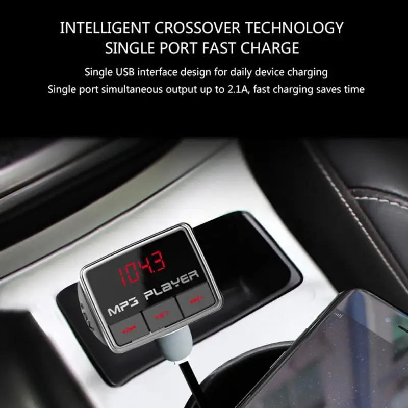 Bt10 V4.0 Bluetooth MP3 плеер автомобильный комплект громкой связи FM передатчик 5В/2.1a