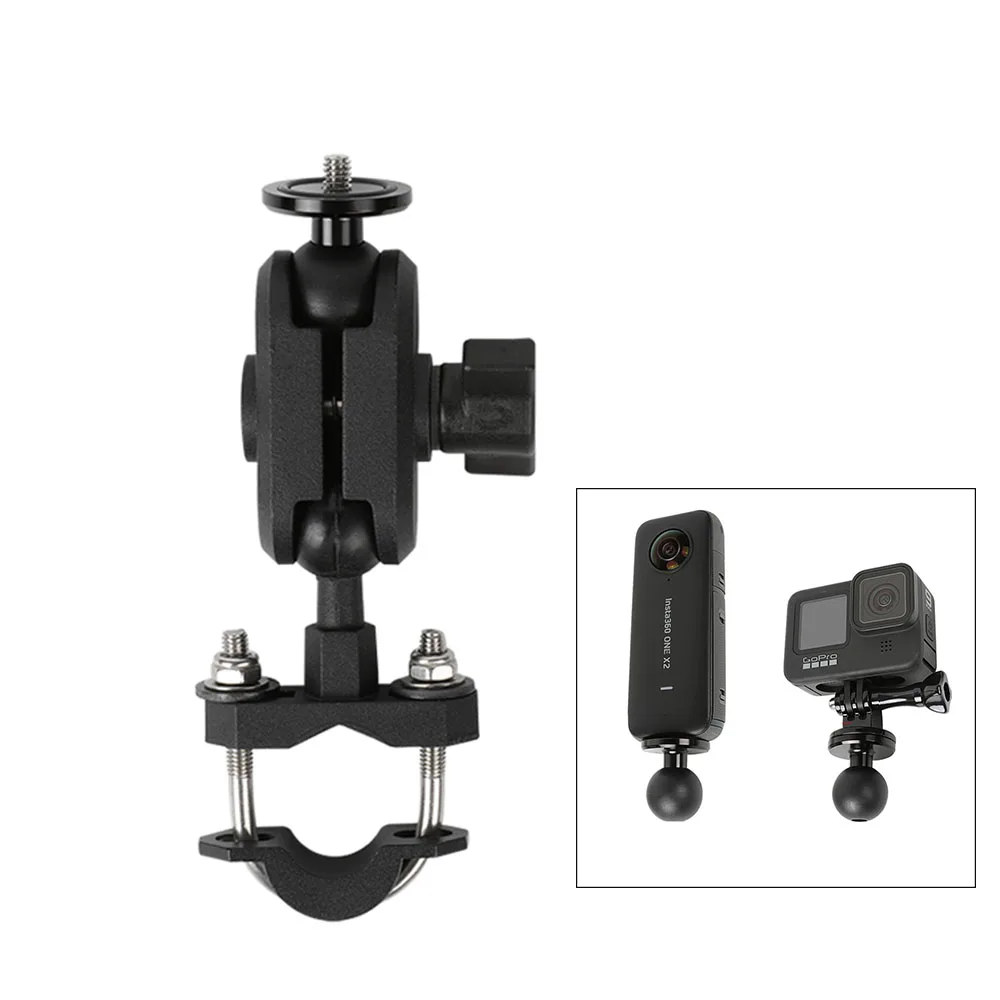 Крепление на руль мотоцикла для велосипеда и крепление с резьбой 1/4 Insta360 ONE X X2 R