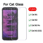 Защитное стекло для смартфона Caterpillar Cat S52, S61, S32, S42, с защитой от царапин