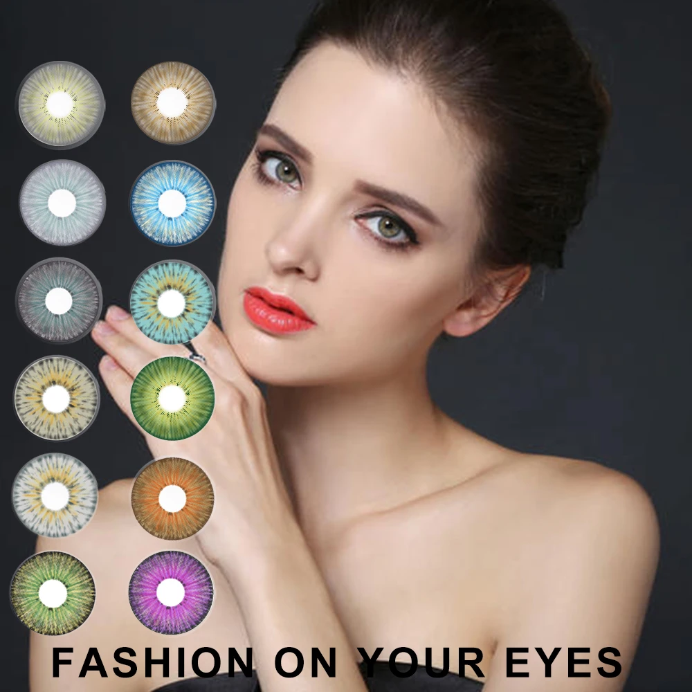 

Amazying new 5Tones Color Contact Lenses NEWYORK PRO Series Hotsales Contact Lense 100% Cover Deep Eyes Wholesale Contact Lens