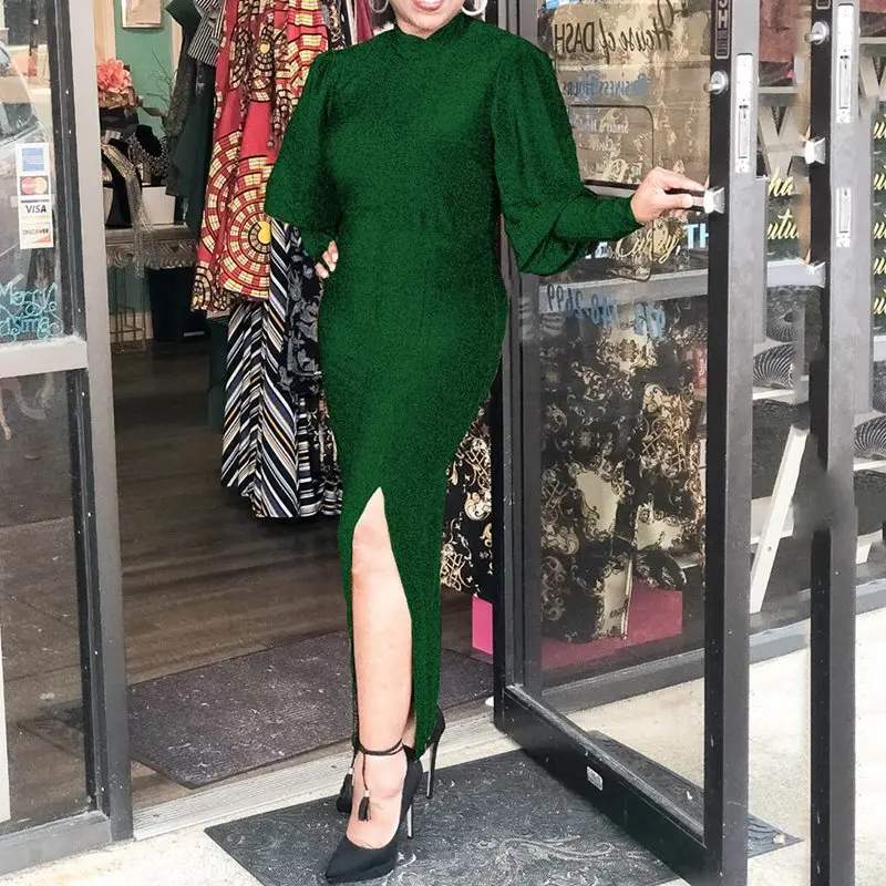 Сексуальное элегантное платье размера плюс Для женщин длинные платья ужин