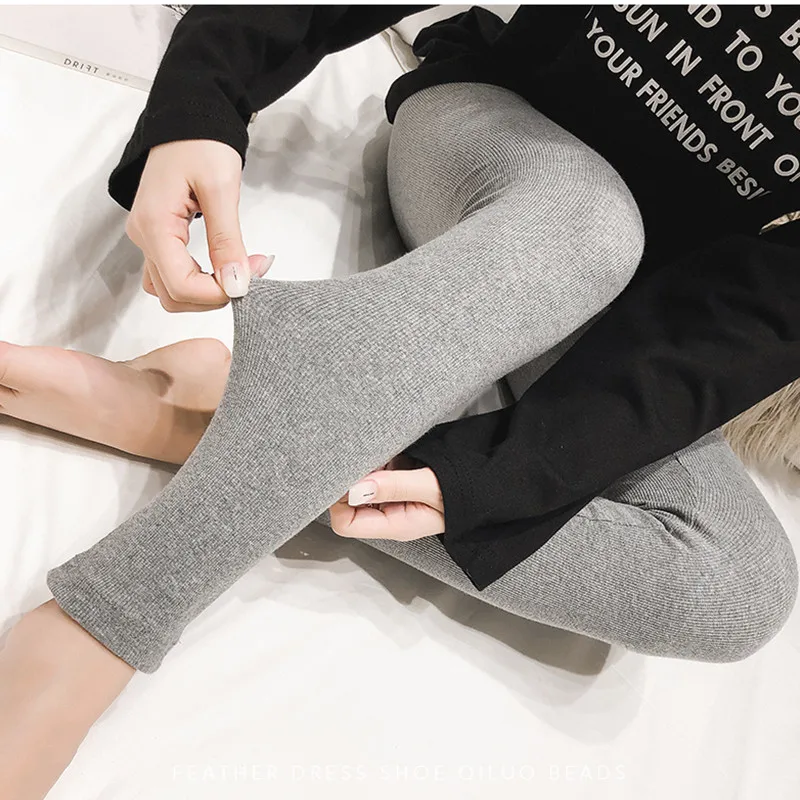 Леопардовые леггинсы с завышенной талией для женщин уютные винтовые нитки