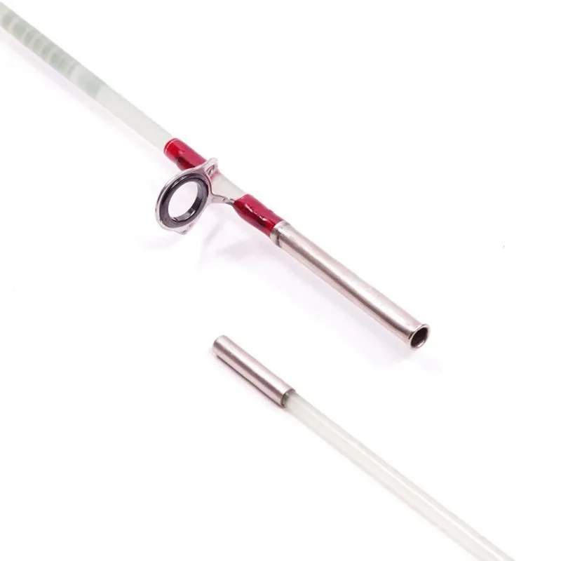 Ледяная зимняя удочка набор снастей 2 секции стекловолокна полюс мягкий