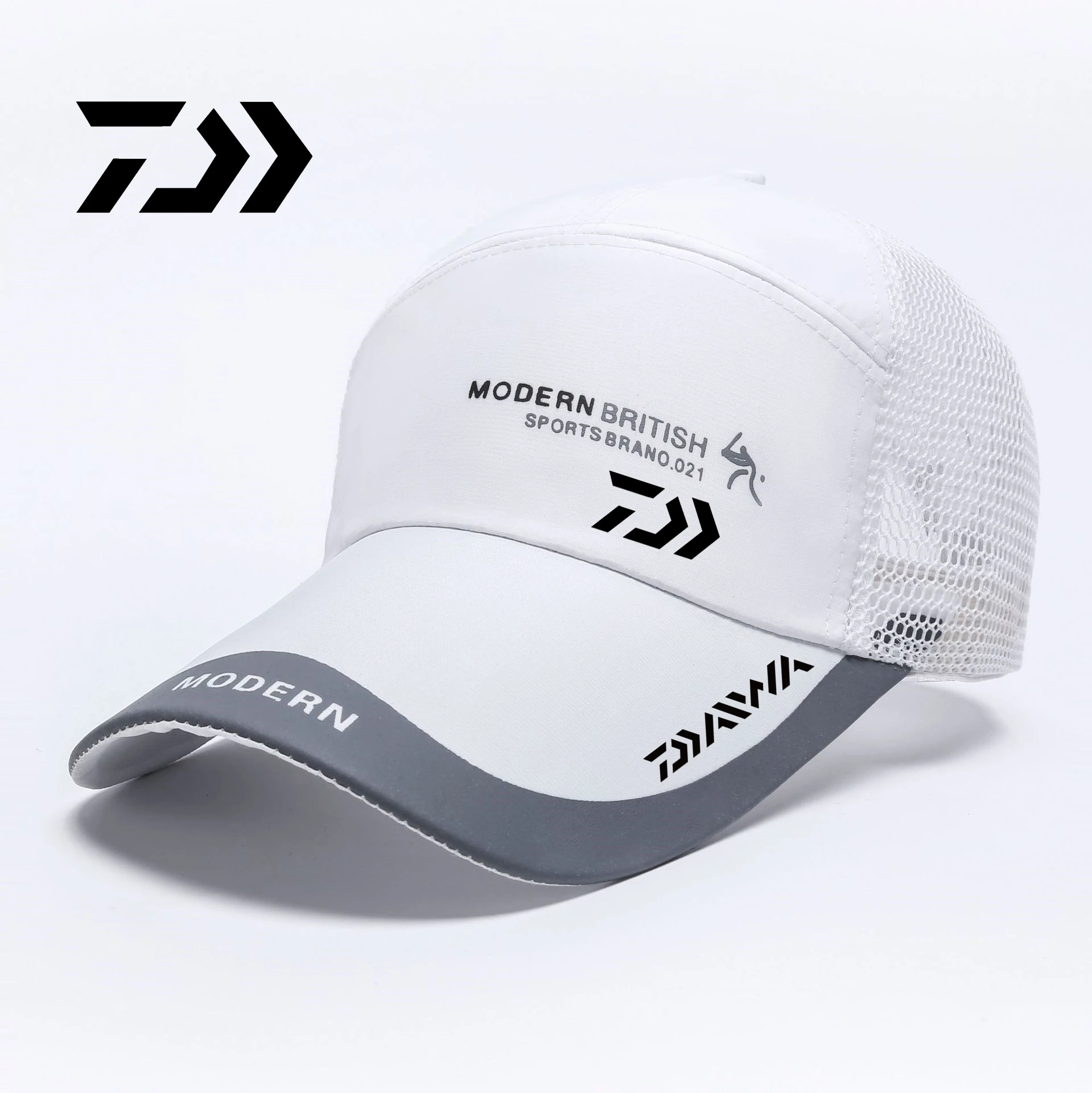 

Бейсболка Daiwa Мужская/Женская, рыболовная Кепка с сетчатым козырьком, регулируемая воздухопроницаемая солнцезащитная Кепка от солнца, для ...