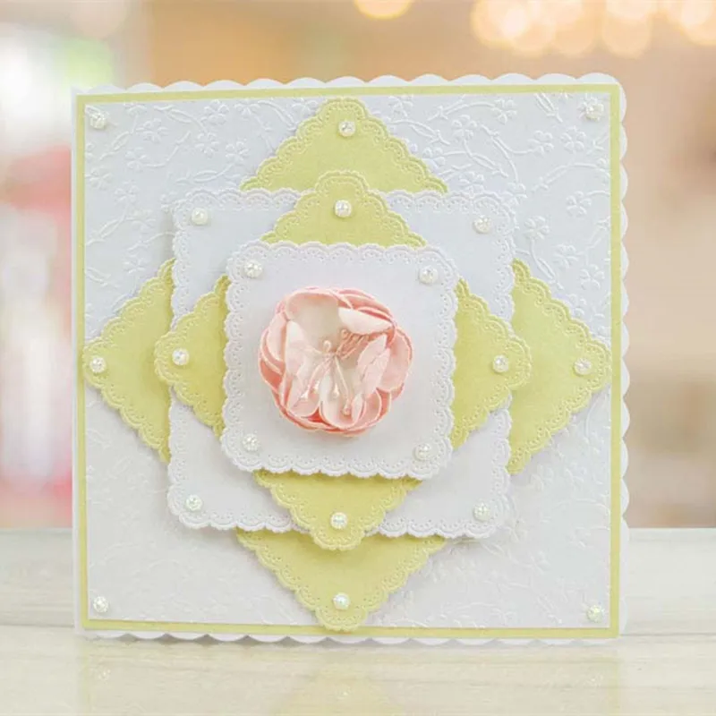 Кружевные искусственные вырезы для изготовления карт вариализированные