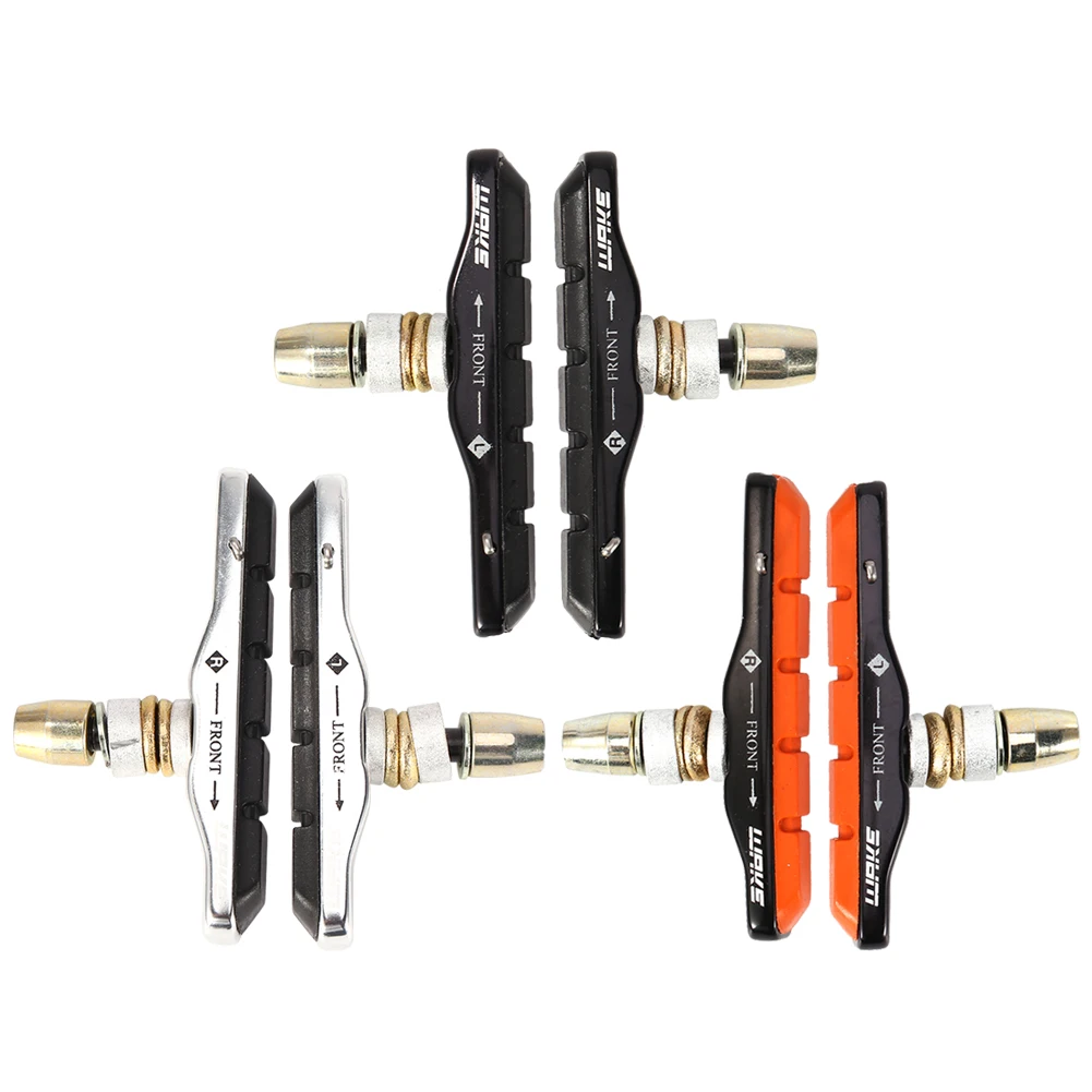 

1 Pair MTB Mountain Bike V-Brake Pads Holder Bicycle Cycling Rubber Shoes Braking System Blocks