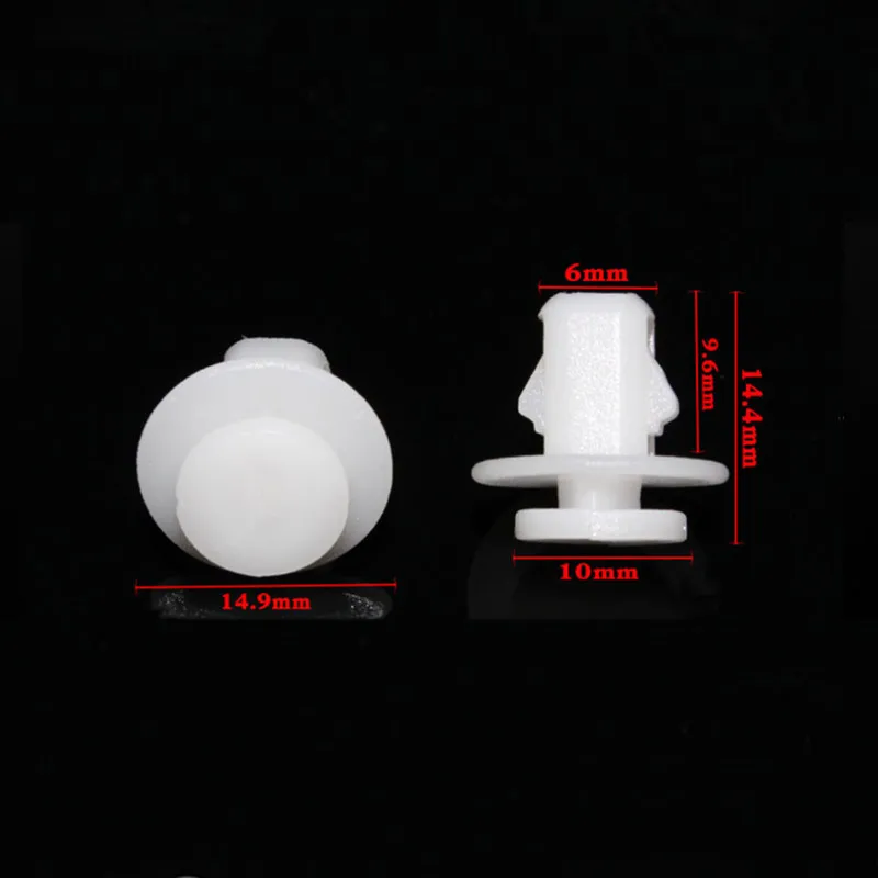 

10PCS Auto tweeter triangle plate interior trim lining plastic fasteners clip for Toyota fixed clamp