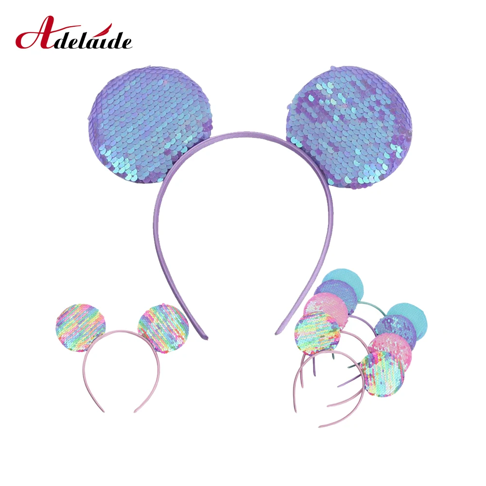 Лента для волос с блестками Минни 10 шт. 3 дюйма | Дом и сад