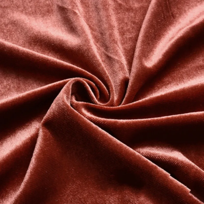 Однотонная бархатная утолщенная Ткань для шитья свитшот спортивный костюм