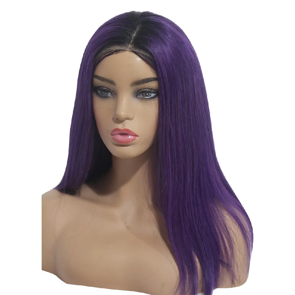 Настоящие бразильские натуральные волосы BESFOR 1-темно-фиолетовые безклеевые