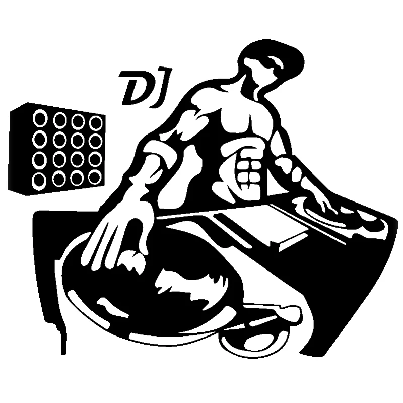 

Passionate Nightclub Vinyl Wall Sticker for sound Disc Music carnival decoration Decal DJ Bedroom Livingroom Decal decor HQ09