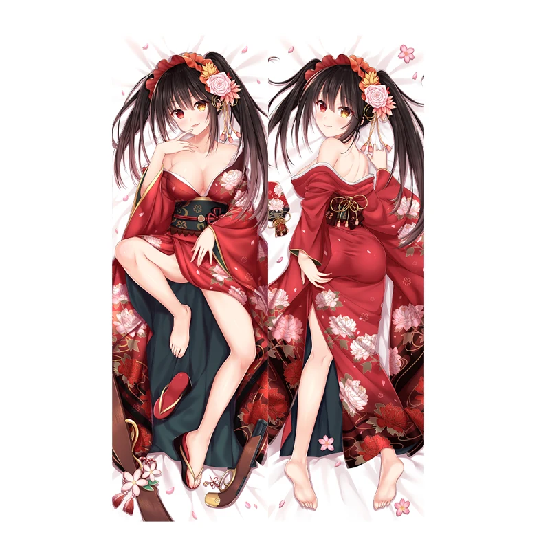 

DATE A LIVE Tokisaki Kurumi Game Dakimakura Hugging Body Pillow Case Pillow Long Cushion Cover Otaku Cosplay Decor Birthday Gift