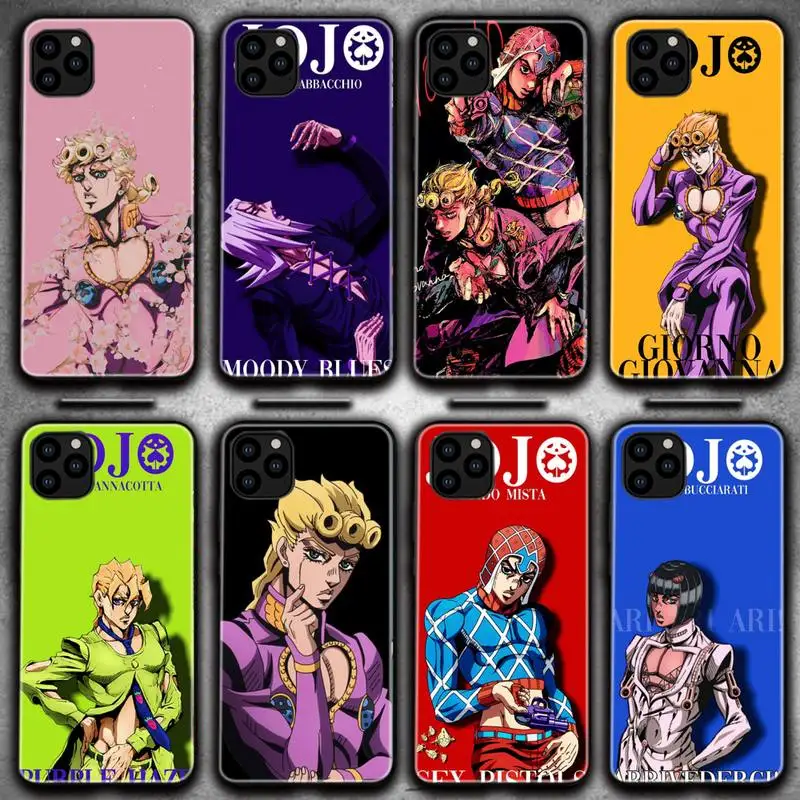 

JoJo's Bizarre Adventure Series Character Phone Case For Iphone 6 6s 7 8 Plus XR X XS XSmax 11 12 Pro Mini Max