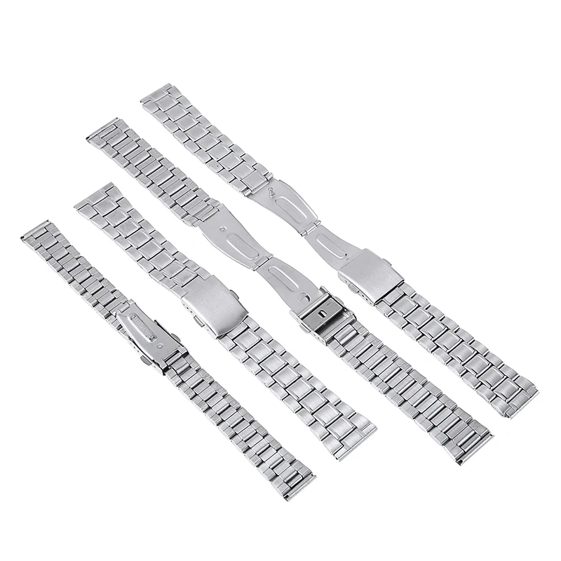 Из нержавеющей стали сменный ремешок серебристый Цвет металлическая пряжка