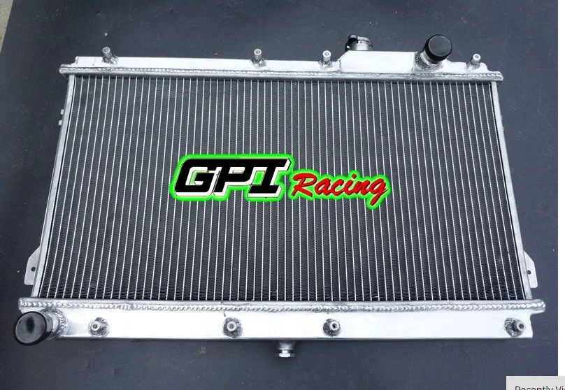 GPI алюминиевый радиатор + вентиляторы для VW GOLF GTI/BORA MK4 IV AUDI A3/TT SEAT LEON/TOLEDO 1 8 T |