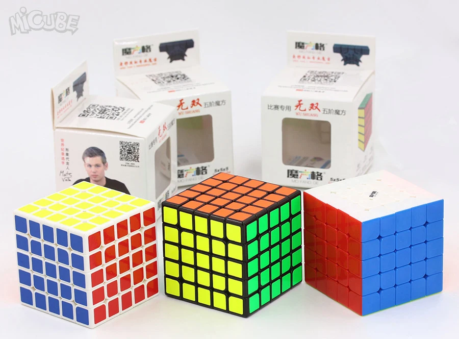 Волшебные кубики Qiyi Mofangge Wushuang 5x5x5 скоростной пазл для соревнований 5x5 квадратные