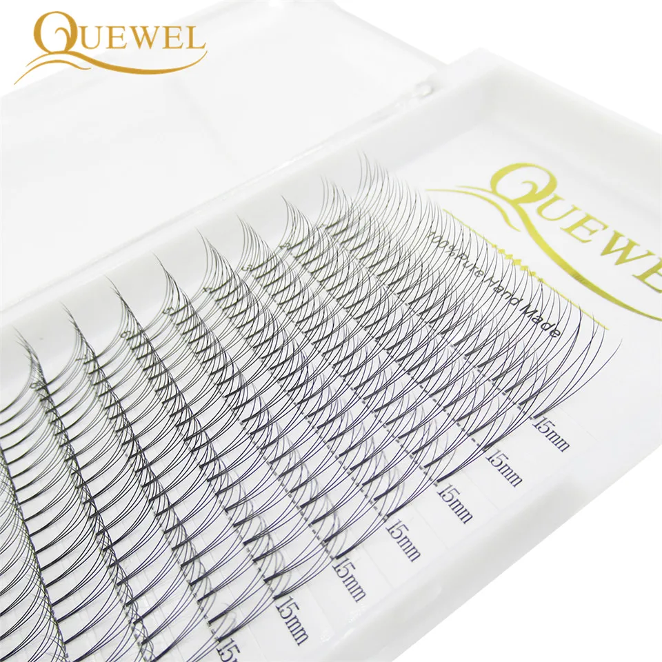 5 лотков готовые объемные вентиляторы ресницы профессиональные русские для