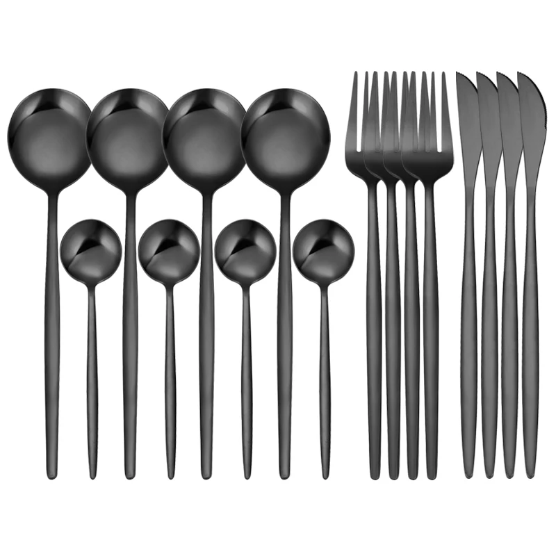 Набор столовых приборов в западном стиле комплект из 16 предметов посуда