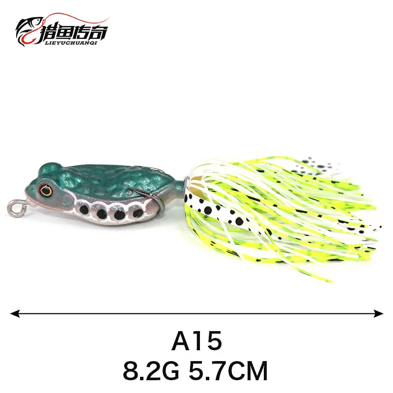 Новые рыболовные приманки мягкие приманки-лягушки 5 7 см 8 г 3D глаза Тонущая