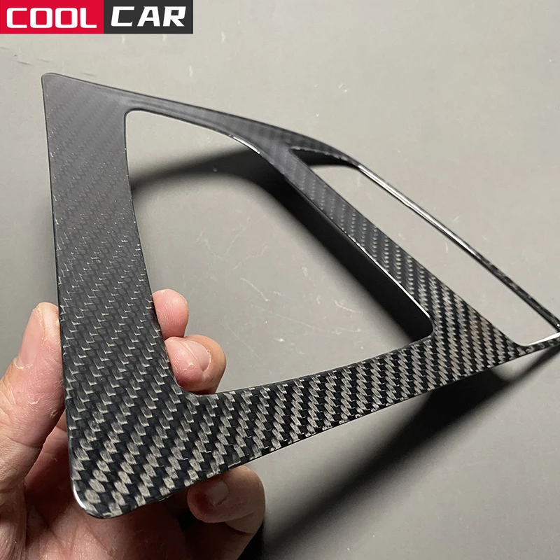 

Carbon fiber Gear Shift Control Panel Decor Cover For bmw 3 series F30 F34 Car Styling Stickers Interior Trim Car Accessories