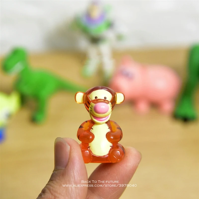 

Disney Winnie the Pooh Tigger 3.3cm Action Figure Anime Decoration Collection Figurine Toy model for children gift