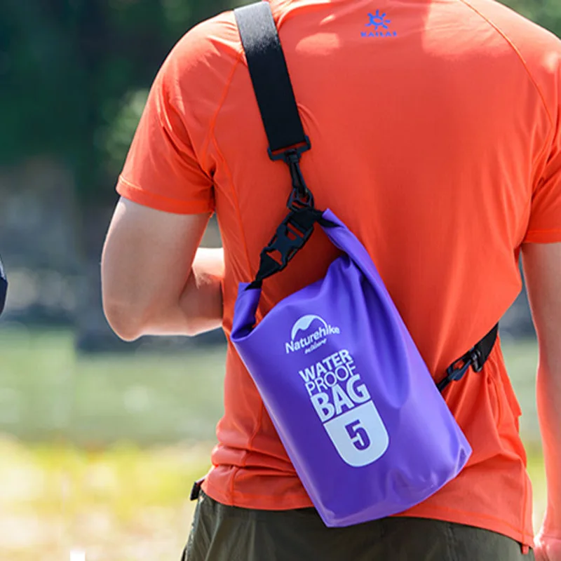 Naturehike сверхлегкий водонепроницаемый наплечный сухой мешок с ремнями 500D Толстая сумка для воды речной поход мешок Кемпинг лодки сумка