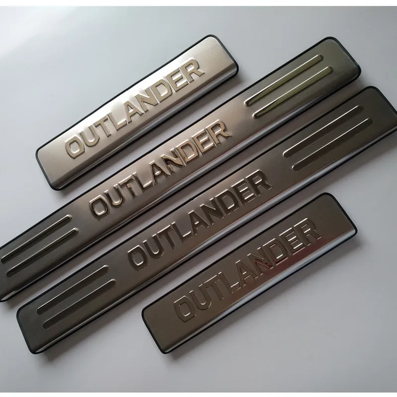 Накладка на порог внешней двери из нержавеющей стали автомобильные аксессуары