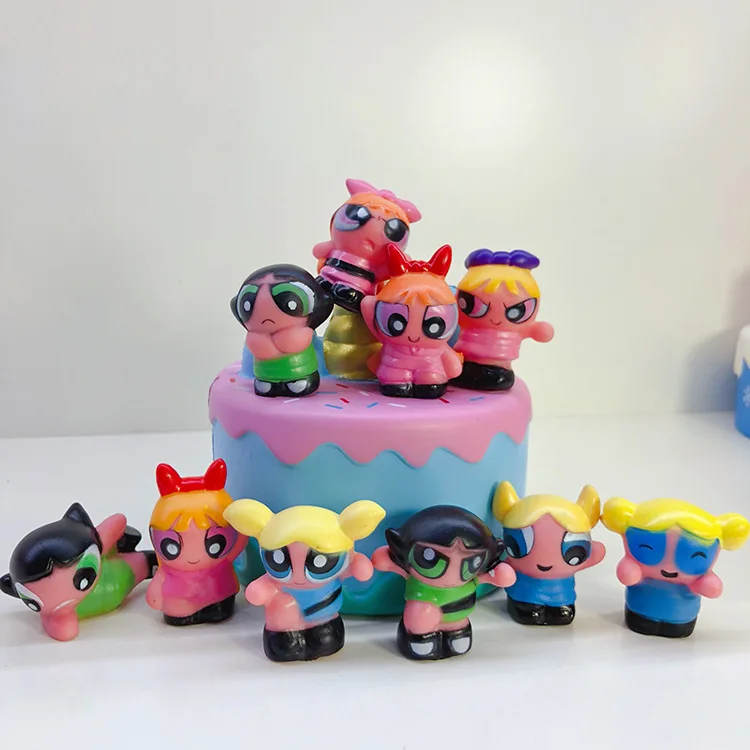 10 шт./партия The Powerpuff Фигурки для девочек игрушки для детей