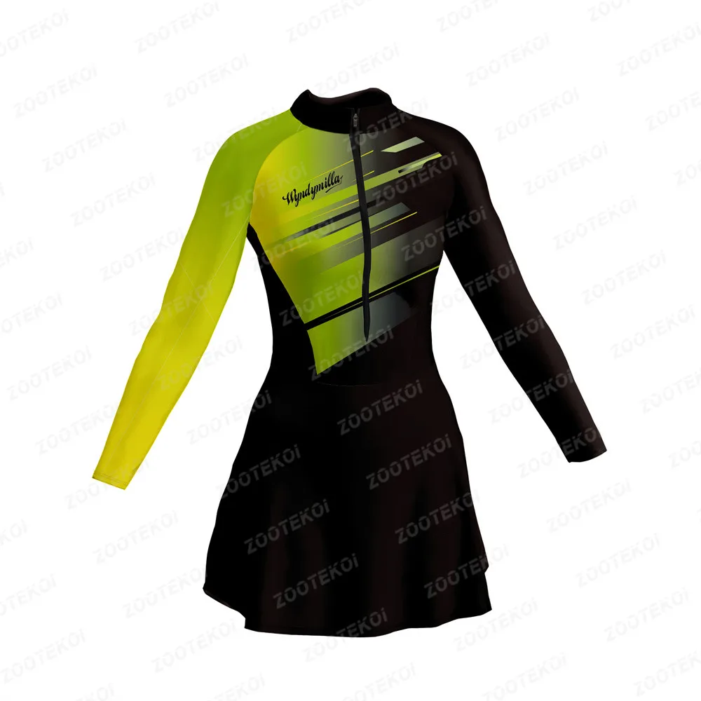 Женское короткое платье для велоспорта Wyndymilla повседневный удобный комбинезон