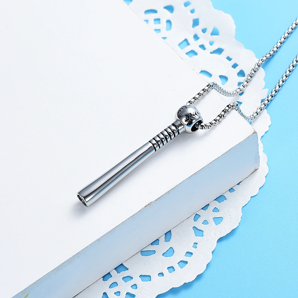 Мужская подвеска в виде бейсбольной биты из нержавеющей стали два стиля |