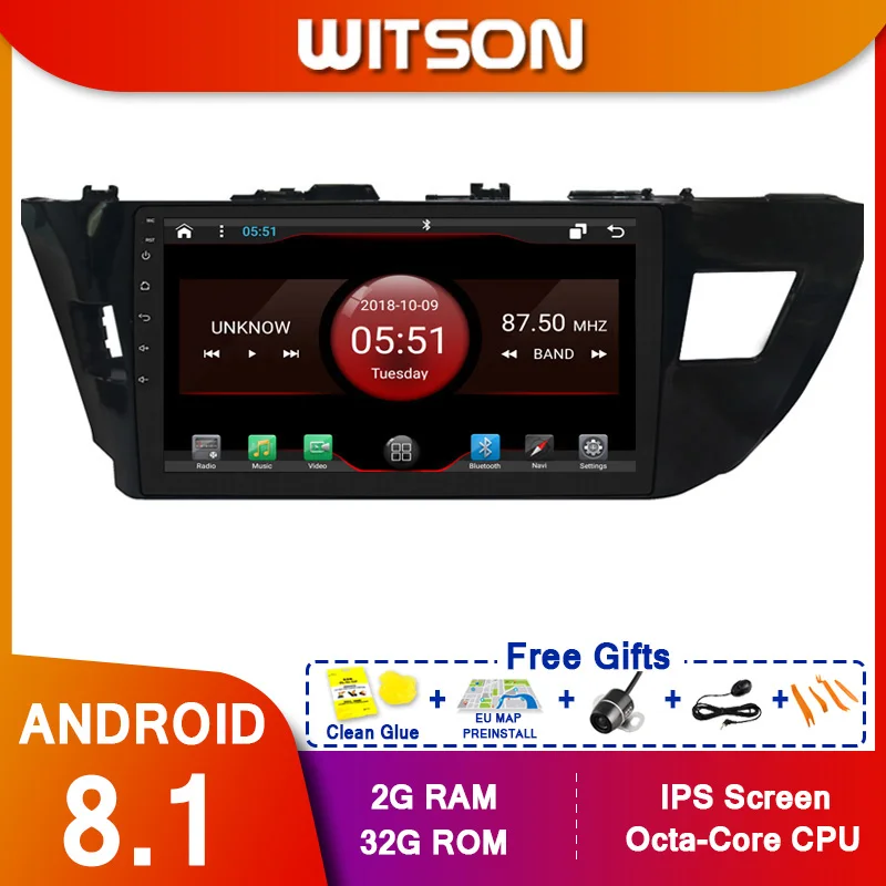 WITSON 10 2 &quotFULL HD сенсорный экран Android Восьмиядерный Автомобильный GPS мультимедийный